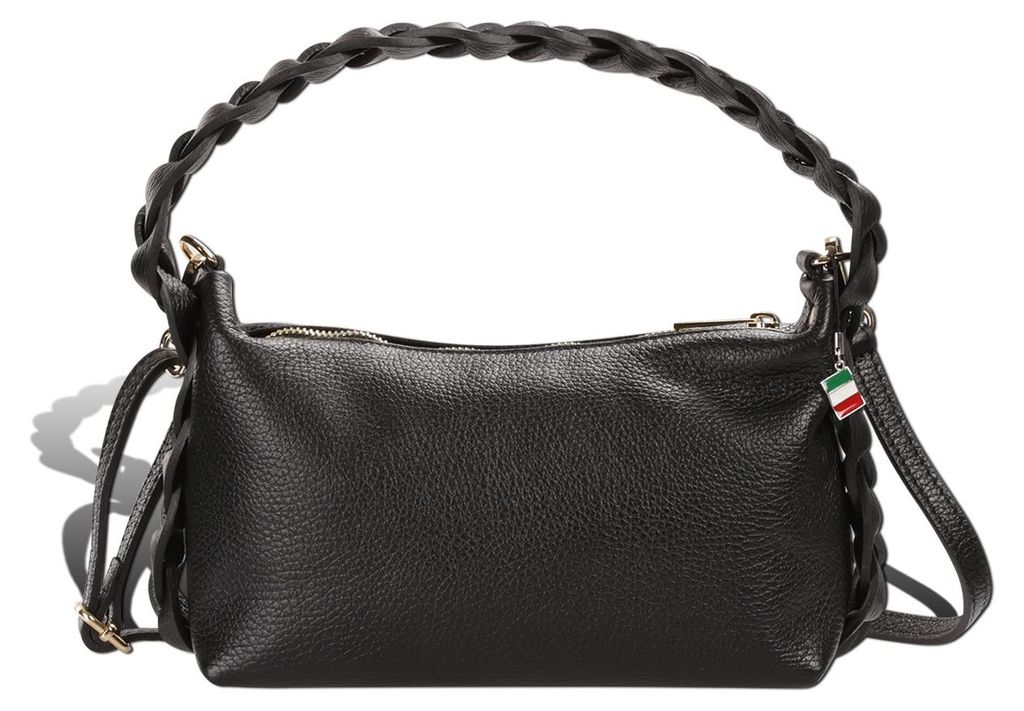 Florence Damen Umhängetasche Leder Tasche schwarz D2OTF849S1