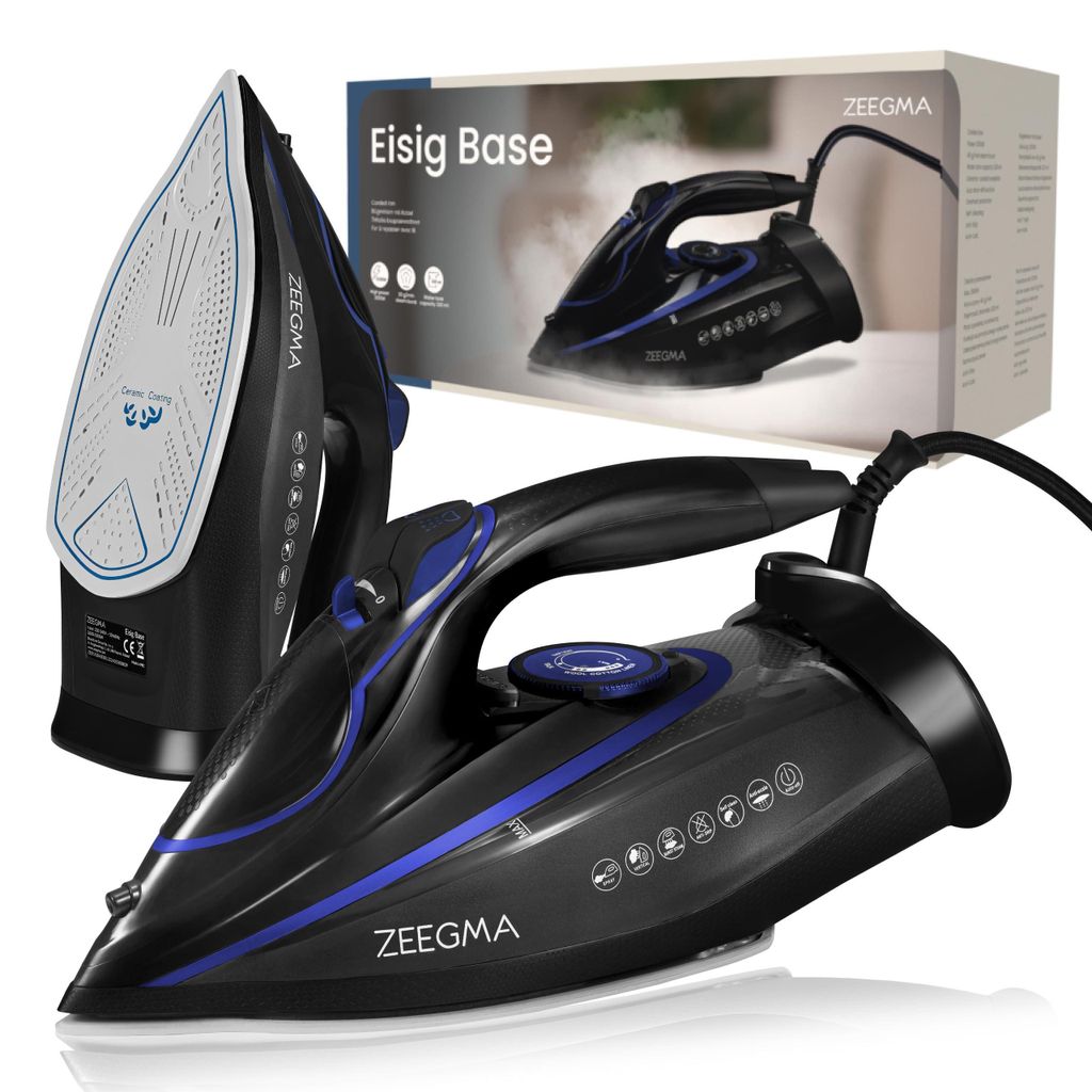Ferro da stiro Zeegma Eisig Base 3100 W Stiratura a vapore Immagine del prodotto 