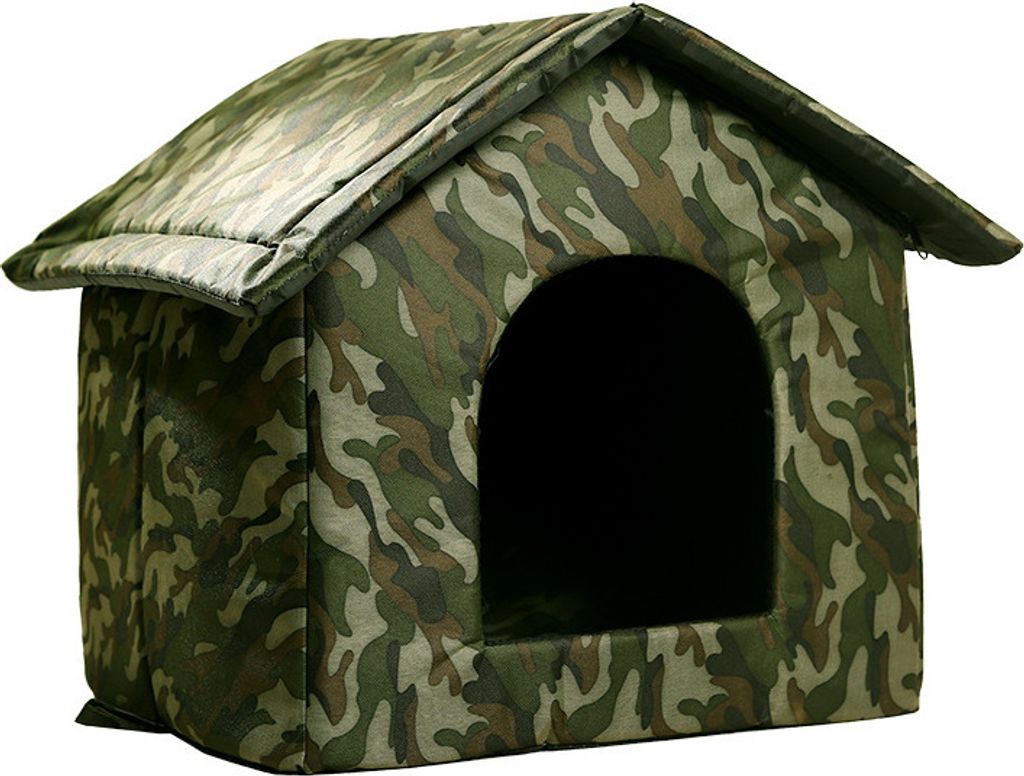 Katzenhaus fuer draussen, Streunende Katzen- und Hundehaus, fuer den Innen- und Aussenbereich, Wind- und Regenschutz, hochwertiges Oxford-Gewebe, w...
