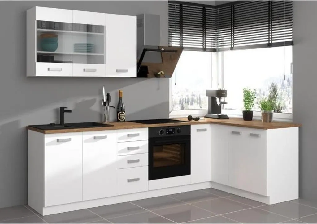 Meuble d'appoint 40 x 52 x 82 cm - Rangement Compact Multi-usage Bois