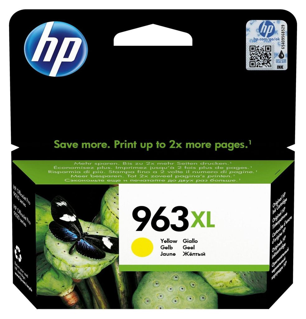 HP 3JA29AE Cartouche d'encre jaune No. 963 XL Image du produit 