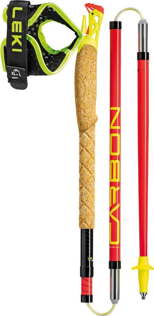Leki Ultratrail FX.One Unisex Trailrunningstöcke faltbar brightred/black/neonyellow 105
