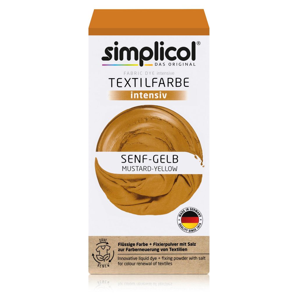 Simplicol Textile Colour Intensive Mustard Yellow Set Obrázek produktu 6