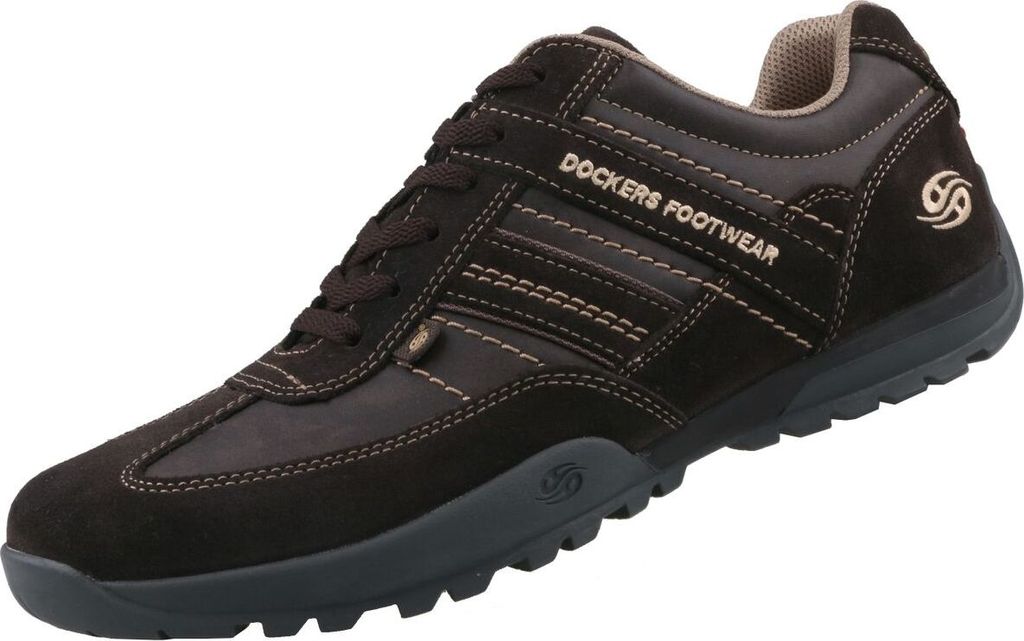 Dockers Herren-Schnürhalbschuh Braun, Farbe:braun, EU Größe:46