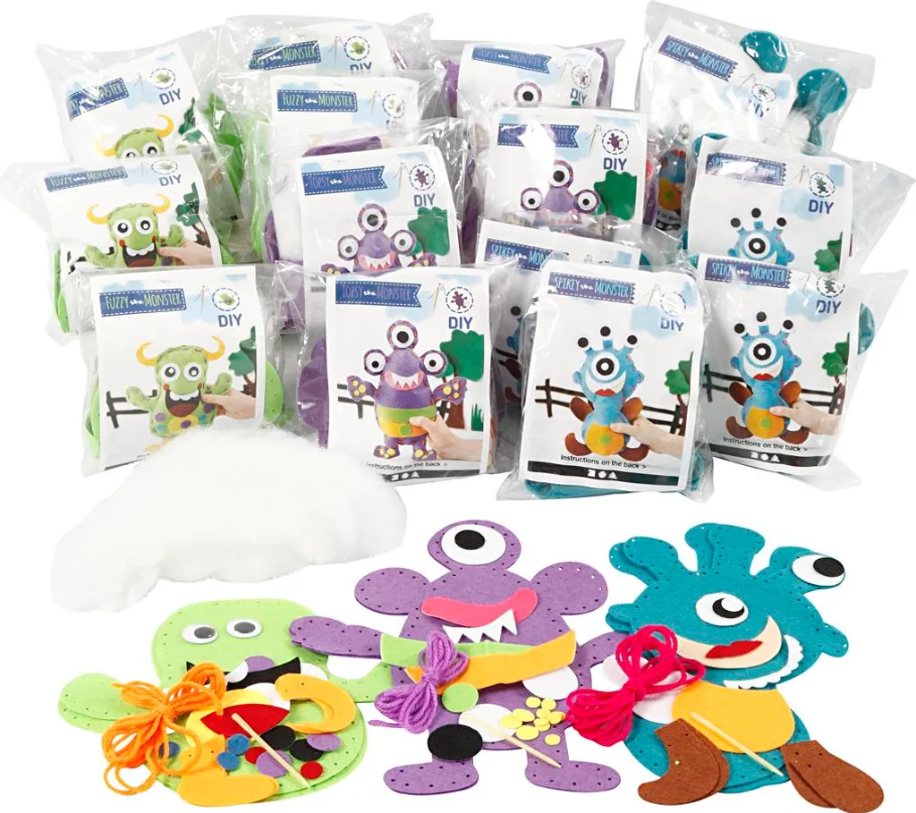 Amici Divertenti Sortiment 18 Set - Kit Creativo Foam Clay per Bambini