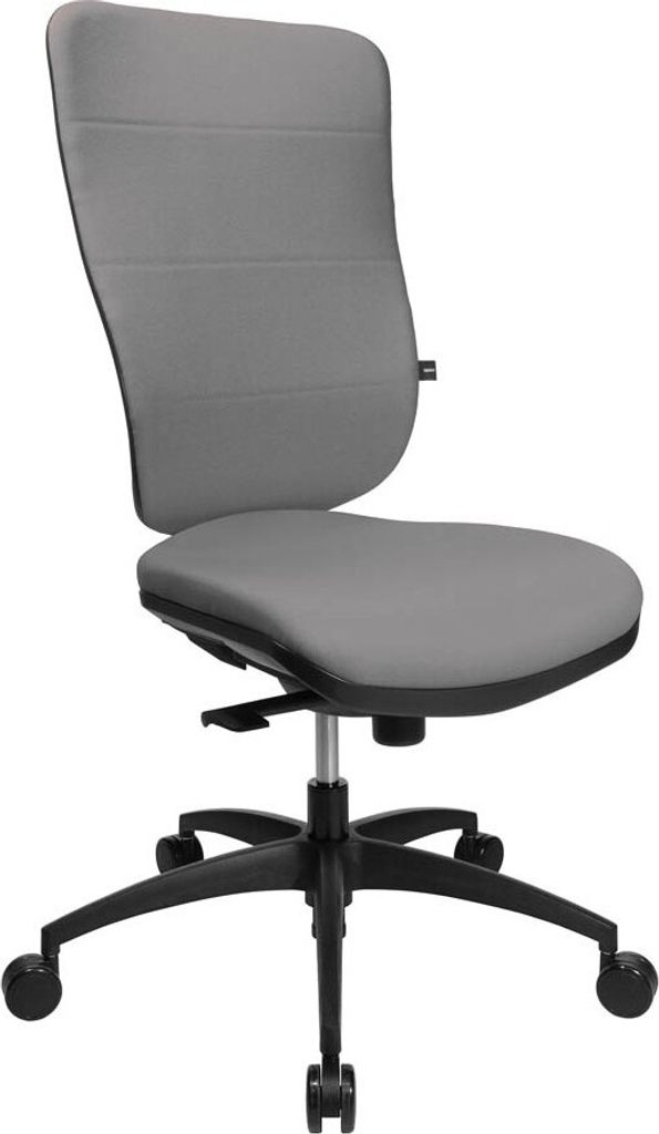 Topstar Bürostuhl Soft Pro 100, NN400 T23 hellgrau, schwarz Stoff