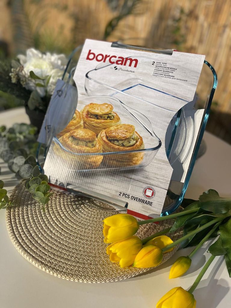 Dvě čtvercové formy na pečení – skleněné žáruvzdorné nádoby Obrázek produktu 12