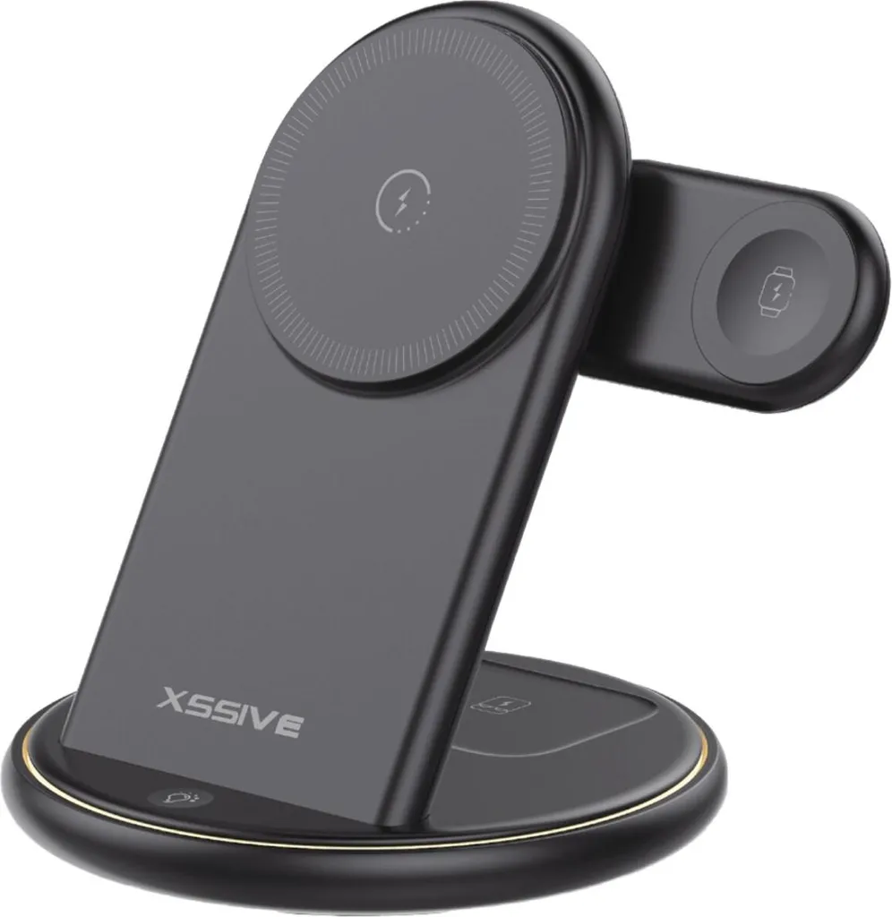 Chargeur induction multi-dispositifs 5 en 1 compatible avec Airpods