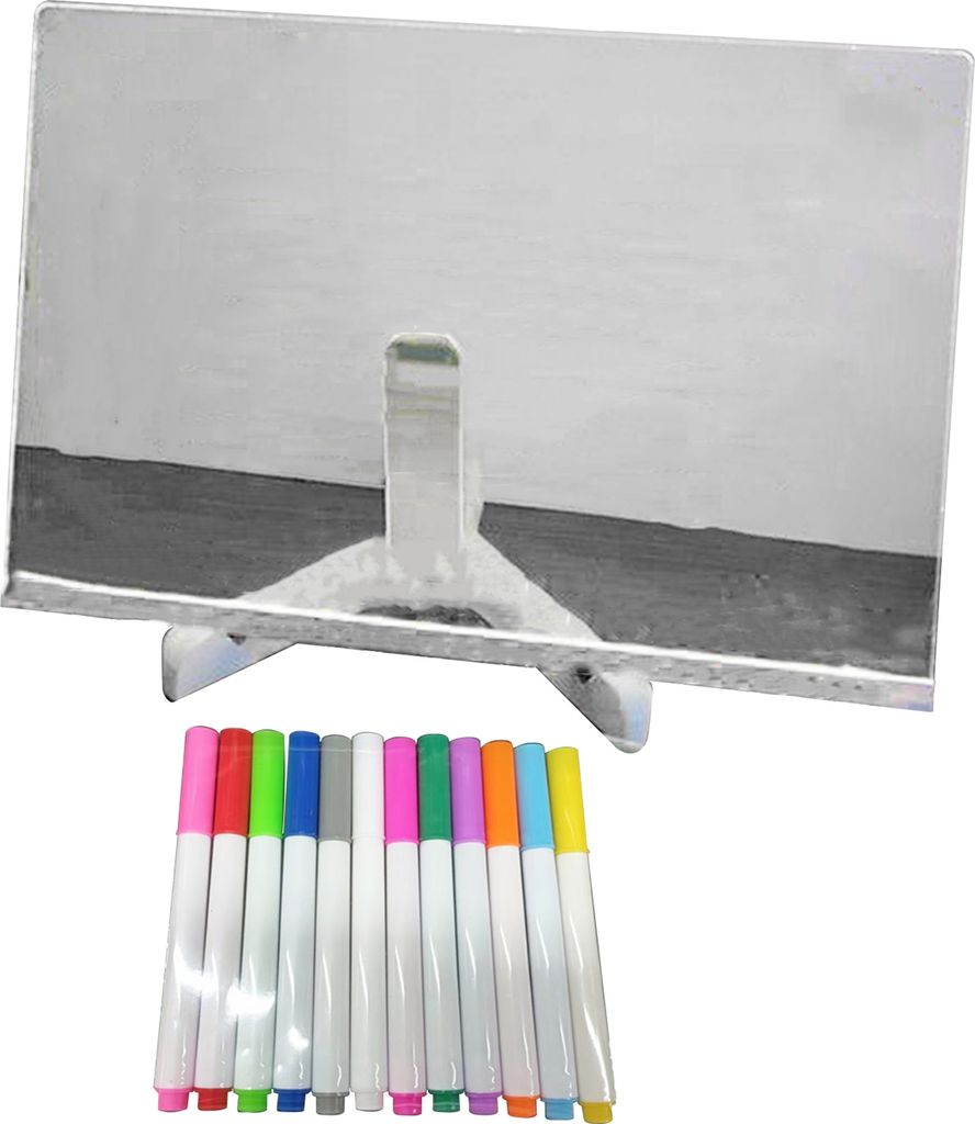 LED-Acryl-Trockenlöschtafel, handbemalte Panellampe, kompaktes Design, leuchtende Nachrichtentafel mit LED-Beleuchtung