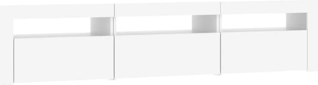 Mobile Porta TV 180 cm Bianco LED | Mobile Soggiorno per Famiglia