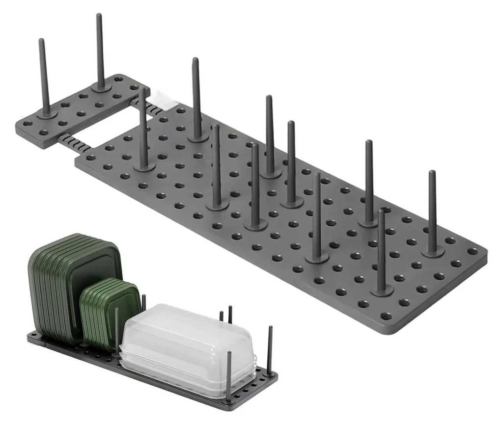 Rangement assiettes et couvercles réglable - Solution gain de place