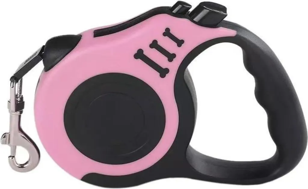 Guinzaglio Estensibile INF Rosa 5m - Chic & Safe per Passeggiate