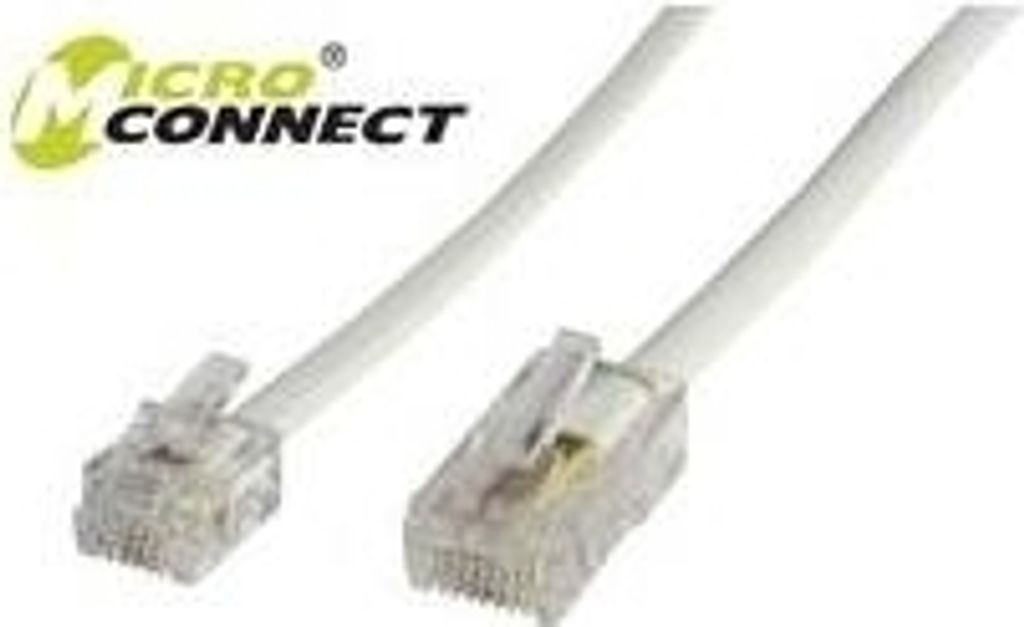 MicroConnect RJ11-RJ45-Kabel 3,0 m