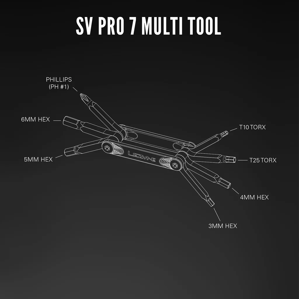 Multi-outil Vélo Inox Lezyne SV Pro 7 Fonctions Compact Argenté Pro - 2