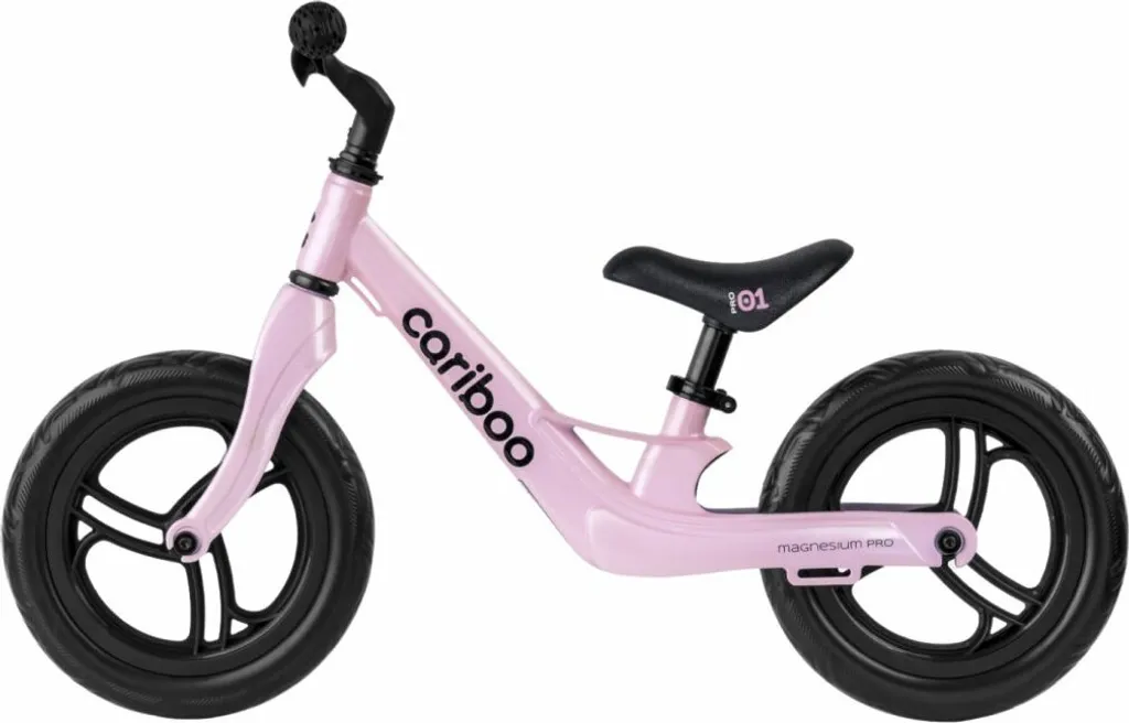 Trottinette stable Movino Magnesium Pro Rose anti-vibrations 12 pouces