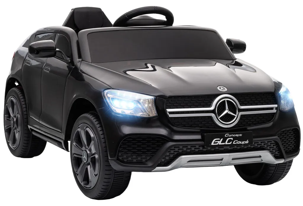 Voiture électrique pour enfants 12V noire idéale pour sorties au parc 2.4G