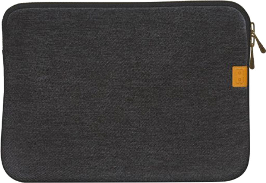 MW, Hülle für MacBook Pro / Air 15 Zoll aus schlag- und kratzfestem Denim, Dunkelgrau