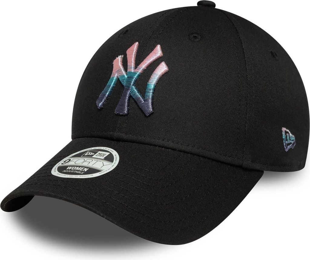 New Era Women MLB 9FORTY Metallic Logo Cap New York Yankees black