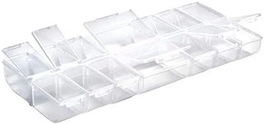 Boîte de rangement 14 cases pour ne plus perdre vos vis et accessoires
