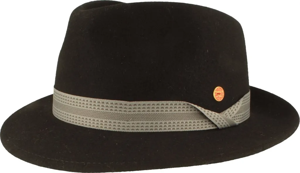 Mayser Maleo, trilby in lana con fascia fantasia