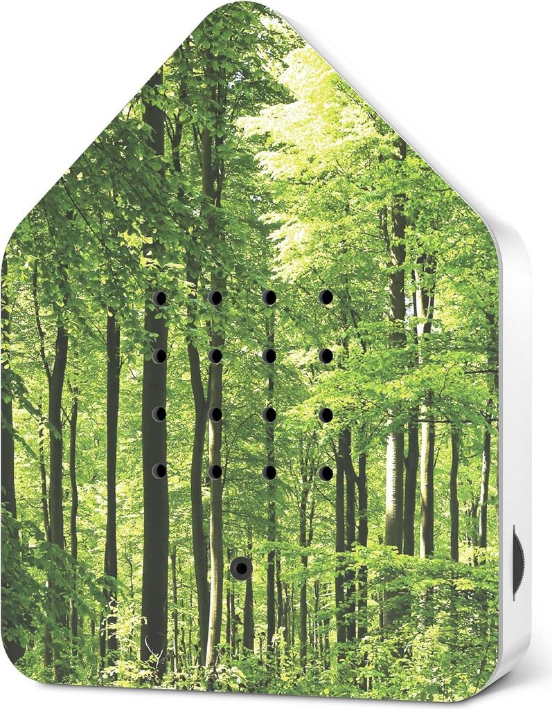 Vogelhaus mit Geräusch - Zwitscherbox - Vogelgeräusche Haus für das WC - Vogelgeräusche Haus
