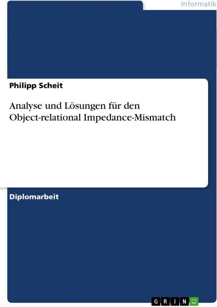 Analyse und Lösungen für den Object-relational Impedance-Mismatch
