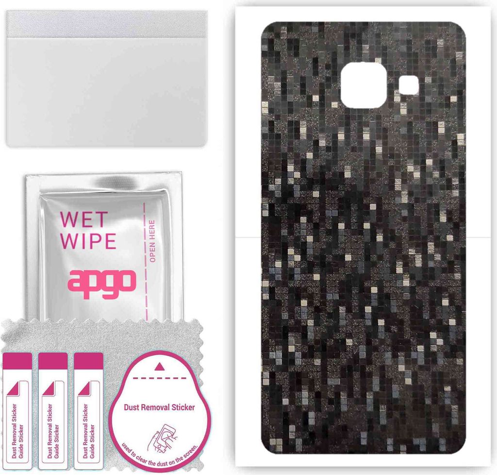 apgo Rückseite Schutzfolie, Skin, kompatibel mit Samsung Galaxy A3 2016 A310F, Hinten Displayschutzfolie aus Vinylfolie, kratzfest, einfache Monta...