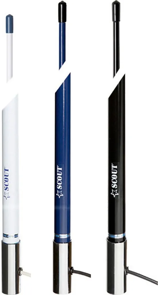 Scout KM-3A Antenna VHF 100 cm Inox - Alta Efficienza e Durata