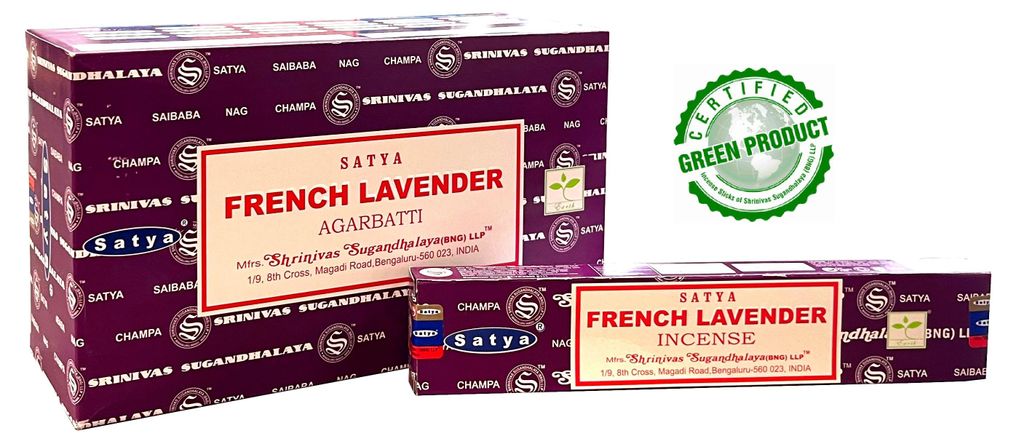 Satya "French Lavender" Räucherstäbchen 15gr.