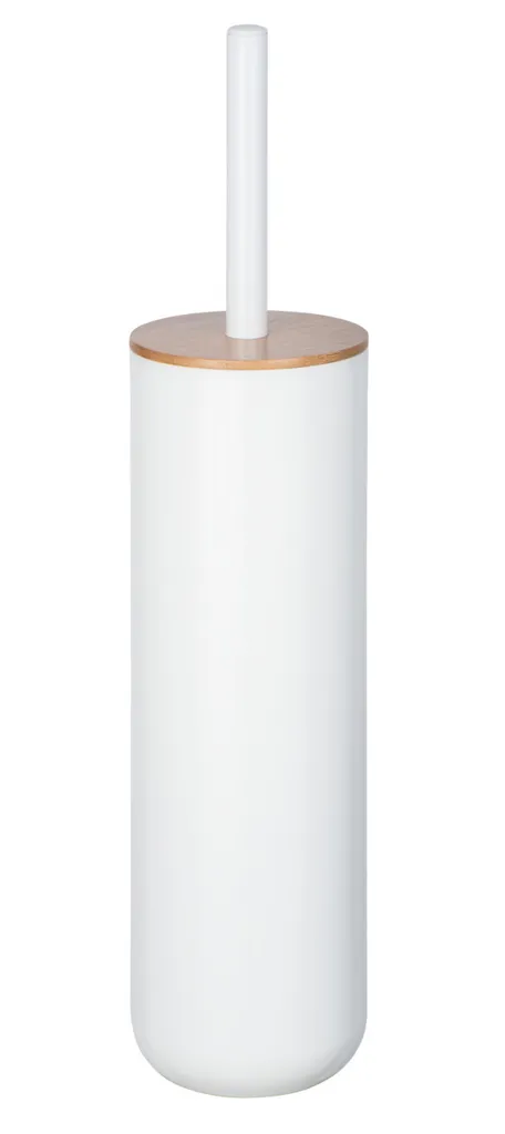 Set Scopino WC WENKO Posa Bianco - Soluzione Salvaspazio e Igiene