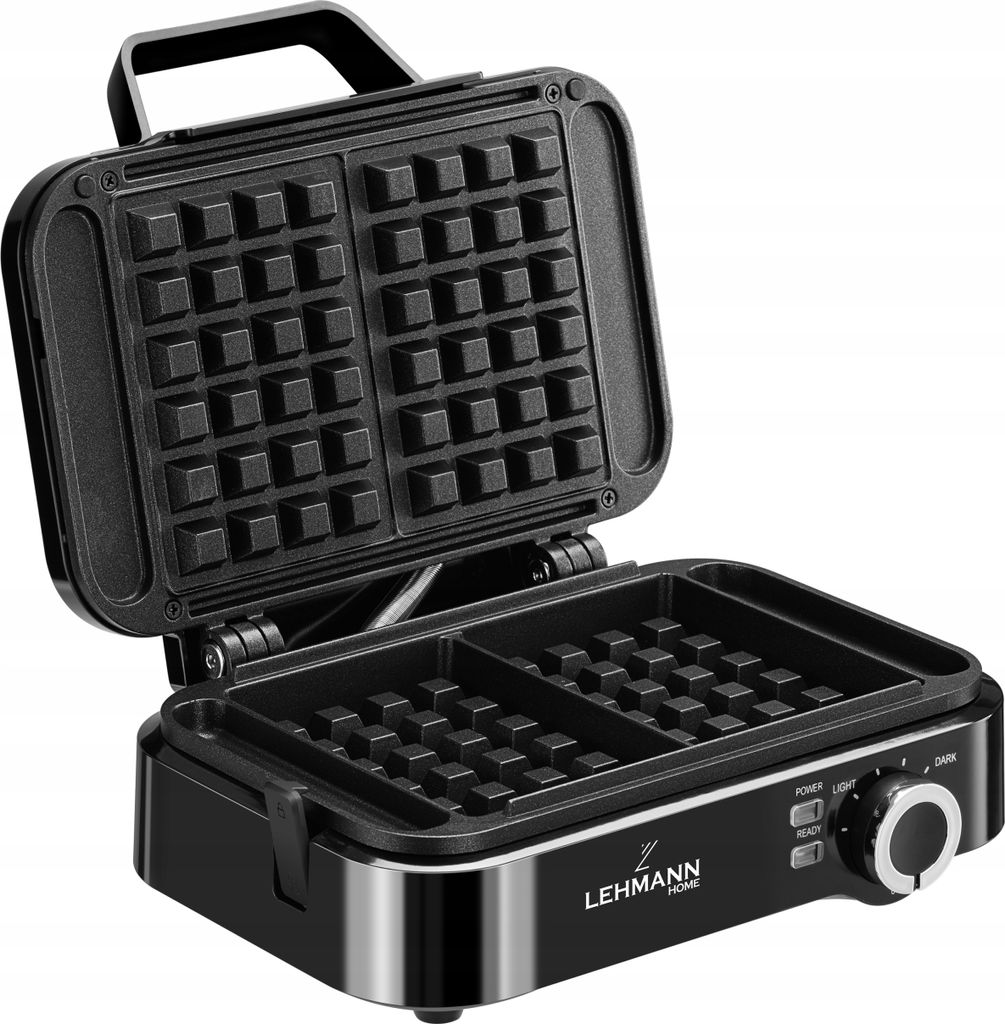 Waffeleisen 2000W - Für Zwei Grosse Waffeln Mit Produktbild 3