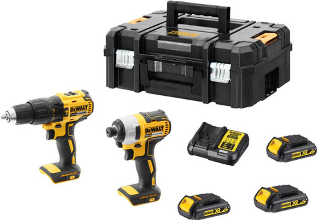 Dewalt 18V Combo Kit (Dcd778, Dcf787) 3X1.5Ah Tstak Ii Dck2060S3T