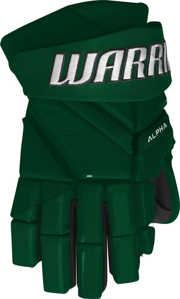 Warrior Alpha LX3T Handschuhe Junior, Größe:10 Zoll, Farben:Forest Green