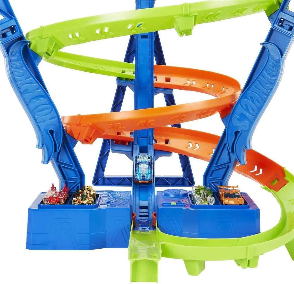 Hot Wheels Crash Spirale : Circuit avec Zone de Collision et Boost - 7