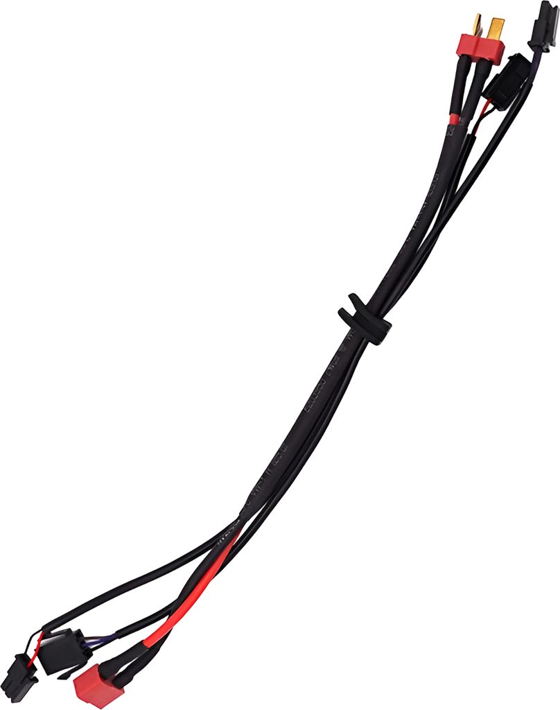 E-Twow, Original Verbindungskabel Batterie-Controller 25cm 3 + 3 Pins, Schwarz