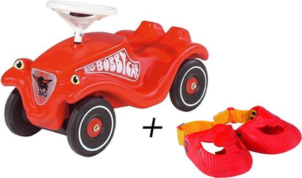 Big Bobby Car Classic z oponami Whisper czerwony 56053 Zdjęcie produktu 1