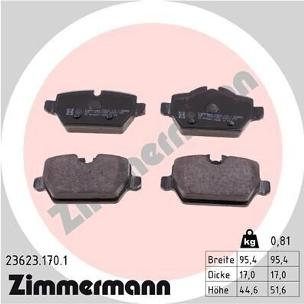 Plaquettes de Frein de Qualité Allemande pour MINI Countryman R60 R61