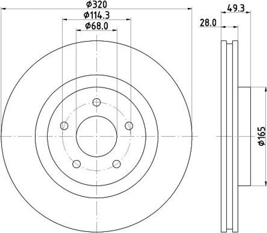 Disque de frein TEXTAR contre les vibrations au volant sur Pathfinder