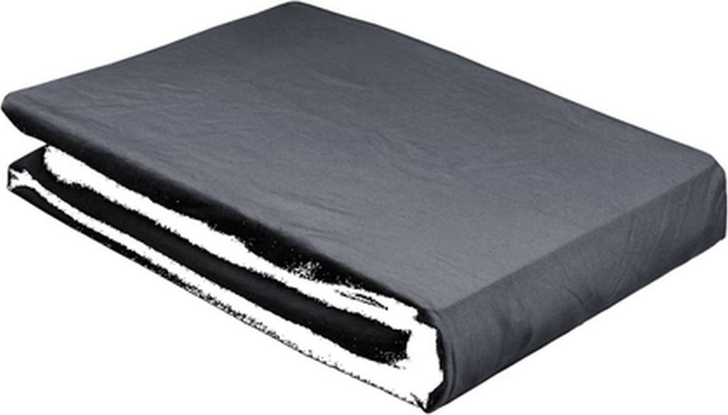 elegante Mako-Jersey Spannlaken für Topper Topper Farbe Quarz Größe 100x200