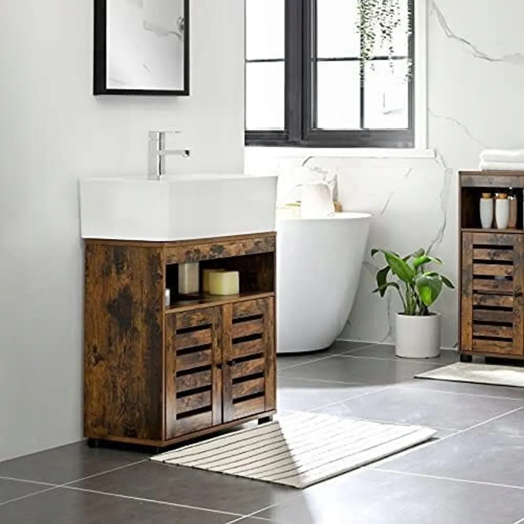 Mobile Bagno 60x30x63 Marrone Rustico | Montaggio Facile & Qualità - 8