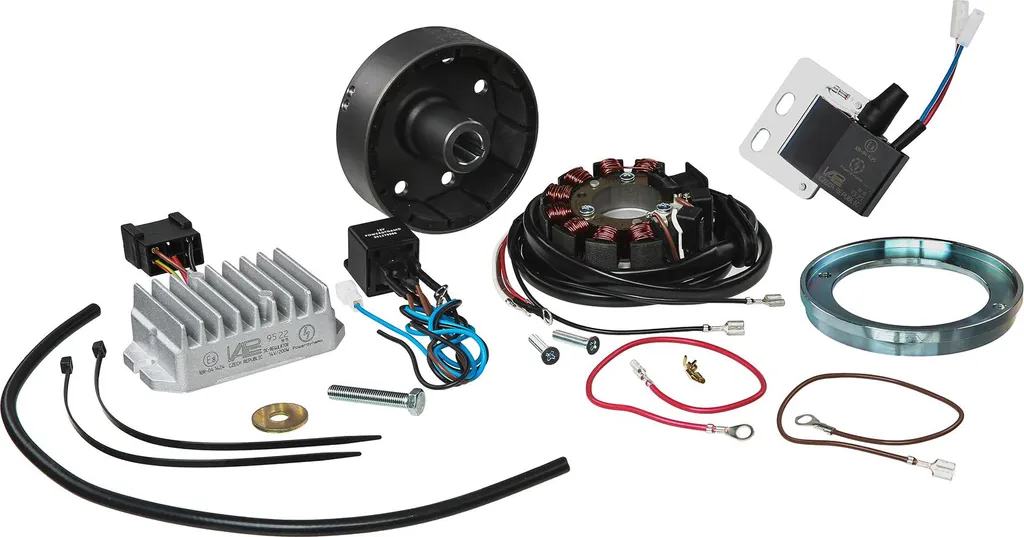 Allumage moto 12V 100W pour fiabiliser la conduite en MZ RT125