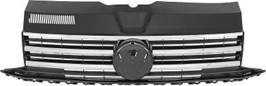 DIEDERICHS 2274041 Kühlergrill Frontgrill für VW Multivan VI (SGF, SGM, SGN) Chrom/Schwarz