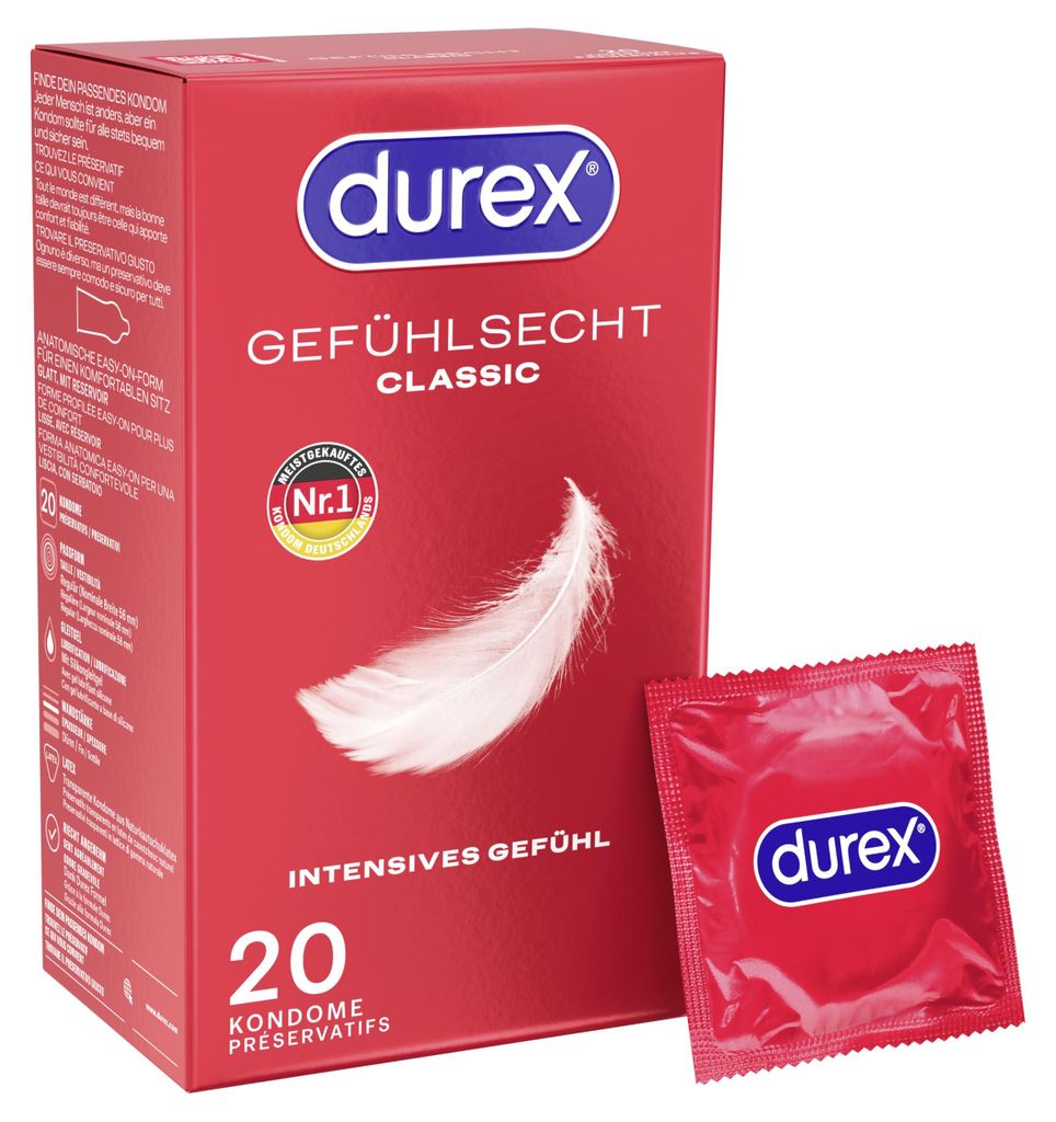 Durex Gelijkend op echt Classic - 20 stuks Productafbeelding 