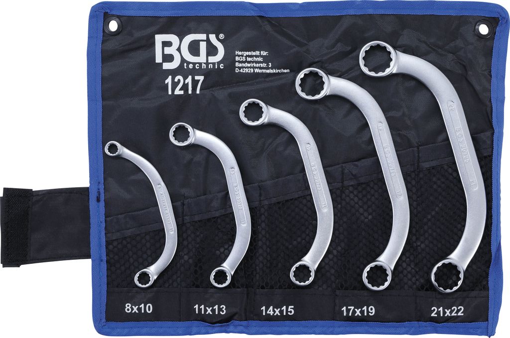 BGS 1217 Starter- en blokkeersleutels, set van 5 stuks, Productafbeelding 