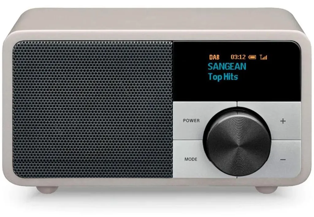 Poste de radio numérique DAB+ portable Argent avec Bluetooth Sangean