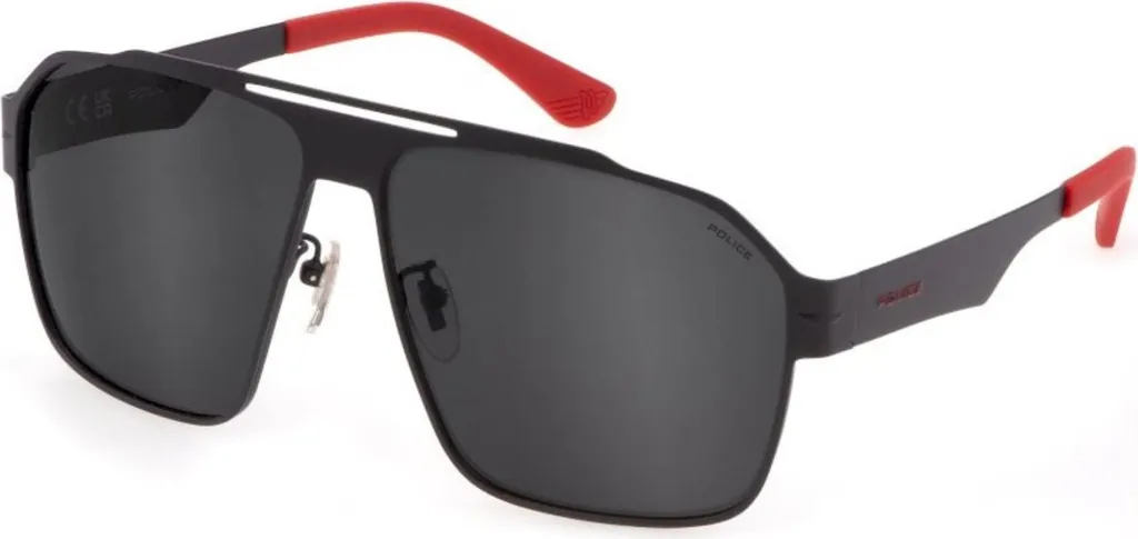 Police SPLL08M 638YZP Occhiali da Sole Uomo - Stile Summit 1 Polarizzati