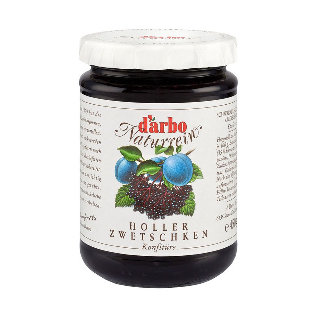 Darbo Holler Zwetschken Konfitüre Naturrein Fruchtaufstrich Produktbild 