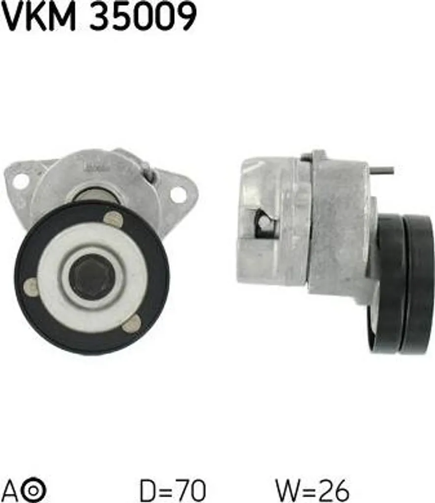 Tendeur de courroie SKF VKM 35009 pour entretien Astra G Vectra et Corsa