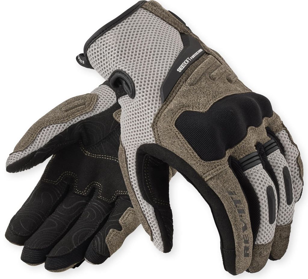Revit Cavern Damen Motorrad Handschuhe, sand/schwarz, XS