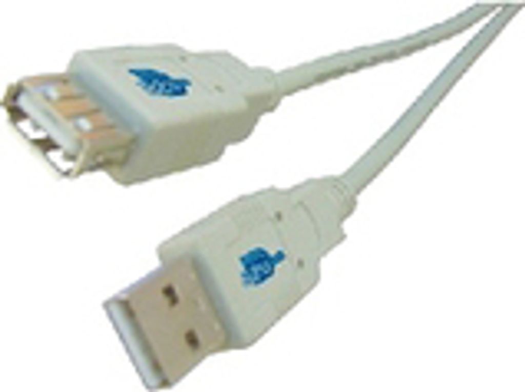 Microconnect USBAAF01, 0,1 m, USB A, USB A, USB 2.0, Grau